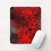 Spritzer-Effekt Rot und Schwarz Mousepad (Mit Mouse)