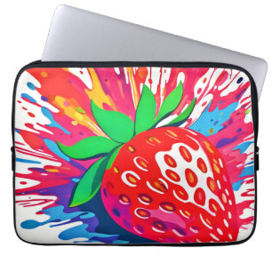 Spritzer Erdbeerspritzer Laptopschutzhülle
