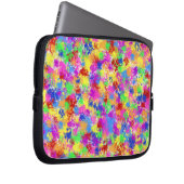 Spritzer-Farben-Regenbogen des hellen Laptopschutzhülle (Vorne Rechts)