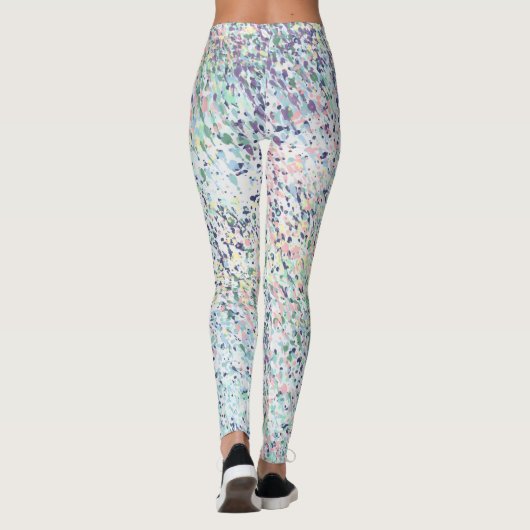 Spritzer für Aquarellfarbe Leggings (Rückseite)