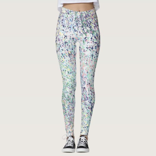 Spritzer für Aquarellfarbe Leggings (Vorderseite)