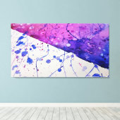 Spritzer für Aquarellfarbe Leinwanddruck (Insitu (Holzboden))