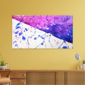 Spritzer für Aquarellfarbe Leinwanddruck (Insitu (Wohnzimmer))