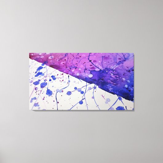 Spritzer für Aquarellfarbe Leinwanddruck (Vorderseite)