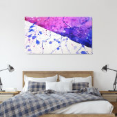 Spritzer für Aquarellfarbe Leinwanddruck (Insitu (Schlafzimmer))