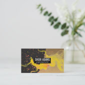 Spritzer für künstlerische Malerei | Farbblock Visitenkarte (Stehend Vorderseite)