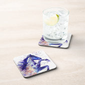 Spritzer für künstlerisches Horn Getränkeuntersetzer (Rechte Seite)