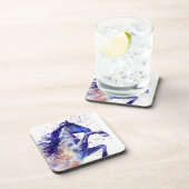 Spritzer für künstlerisches Horn Getränkeuntersetzer (Rechte Seite)