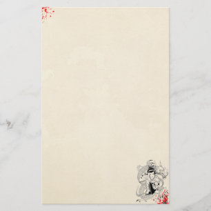 Spritzer geishi mit Fan Dragon tattoo alt Briefpapier