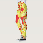 Spritzer Gelb und Rot Leggings (Links)