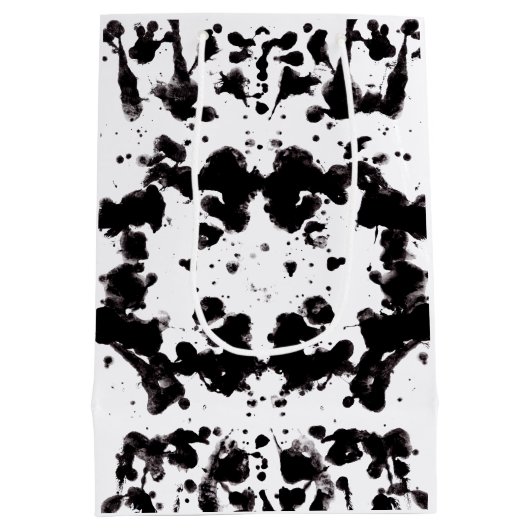 Spritzer-Geschenktasche Mittlere Geschenktüte (Rückseite)