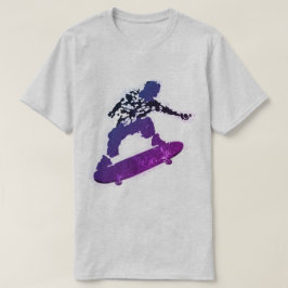 Spritzer Grafik-Skateboard-T - Shirt