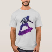Spritzer Grafik-Skateboard-T - Shirt (Vorderseite)