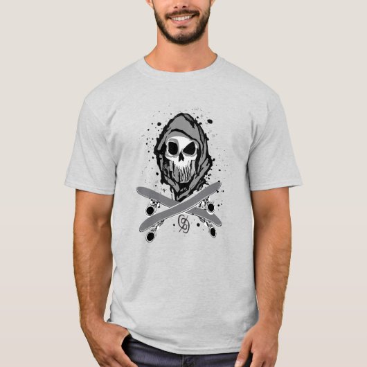 Spritzer Grafik-Skateboard-T - Shirt (Vorderseite)