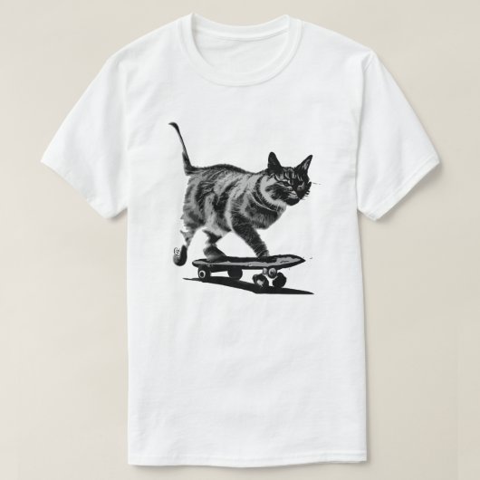Spritzer Grafik-Skateboard-T - Shirt (Design vorne)