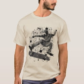 Spritzer Grafik-Skateboard-T - Shirt (Vorderseite)