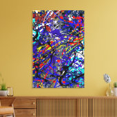 Spritzer Grind_02 Canvas Print Leinwanddruck (Insitu (Wohnzimmer))