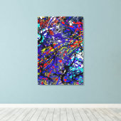 Spritzer Grind_02 Canvas Print Leinwanddruck (Insitu (Holzboden))