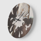 Spritzer Große Wanduhr (Winkel)