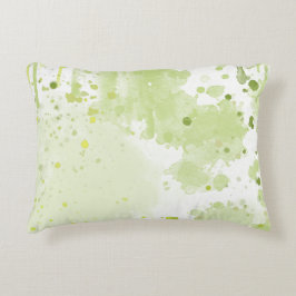 Spritzer grün und körnig dekokissen