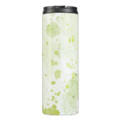 Spritzer grün und körnig thermosbecher (Rückseite)