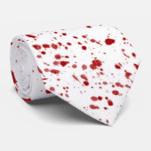 Spritzer Halloween Krawatte (Gerollt)