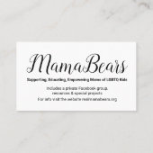 Spritzer Herzleistungskarten Visitenkarte (Rückseite)