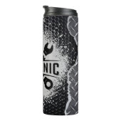 Spritzer-Hintergrund für Mechanikgetriebe Thermosbecher (Nach rechts gedreht)