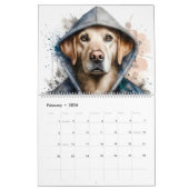 Spritzer Hoodies Art 2025 12 Monat Kalender (Feb 2026)