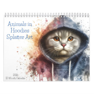 Spritzer Hoodies Art 2025 12 Monat Kalender