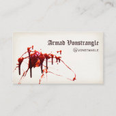 Spritzer, Horror Visitenkarte (Vorderseite)