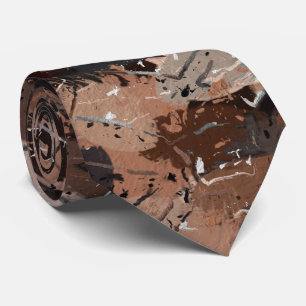 Spritzer in Grau, Braun und Schwarz Krawatte