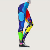 Spritzer in leuchtender Farbe Leggings (Rechts)