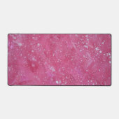 Spritzer in Rot und Weiß Schreibtischunterlage (Vorderseite)