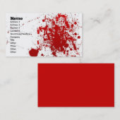 Spritzer-Karte Visitenkarte (Vorne/Hinten)