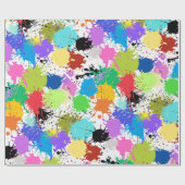 Spritzer-Künstler-Geschenkpapier-Rolle Geschenkpapier (Flach)