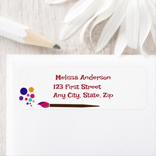 Spritzer Künstlerpinsel Pinselstrich (Insitu)