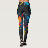Spritzer-Leggings für Mehrdruck Leggings (Rückseite)