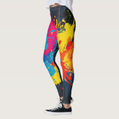 Spritzer-Leggings für Mehrdruck Leggings (Links)