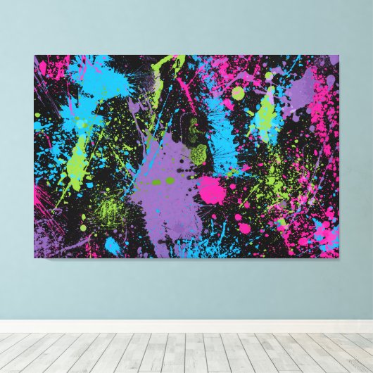 Spritzer Leinwanddruck (Insitu (Holzboden))