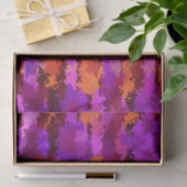 Spritzer Lila und Orange Seidenpapier (Geschenk)