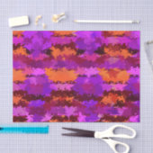 Spritzer Lila und Orange Seidenpapier (Handwerk)