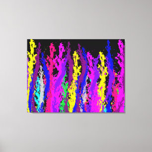 Spritzer Lines Leinwanddruck