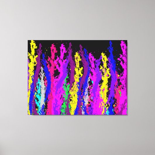 Spritzer Lines Leinwanddruck (Vorderseite)