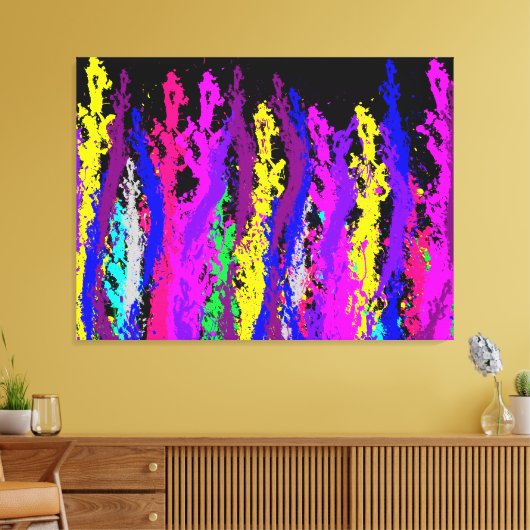 Spritzer Lines Leinwanddruck (Insitu (Wohnzimmer))