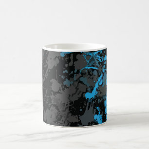 Spritzer, Linien und lebendiges Chaos Kaffeetasse