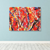 SPRITZER LXIV - Aktionsgemälde - Leinwanddruck (Insitu (Holzboden))