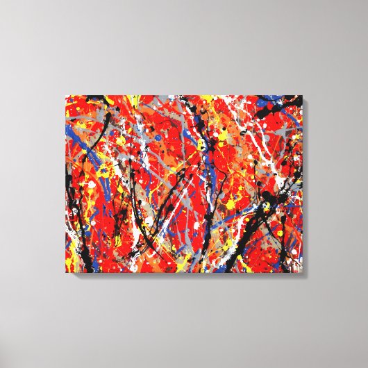 SPRITZER LXIV - Aktionsgemälde - Leinwanddruck (Vorderseite)