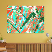 SPRITZER LXIX - Aktionsgemälde - Leinwanddruck (Insitu (Wohnzimmer))