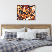 SPRITZER LXXI - Aktionsgemälde - Leinwanddruck (Insitu (Schlafzimmer))